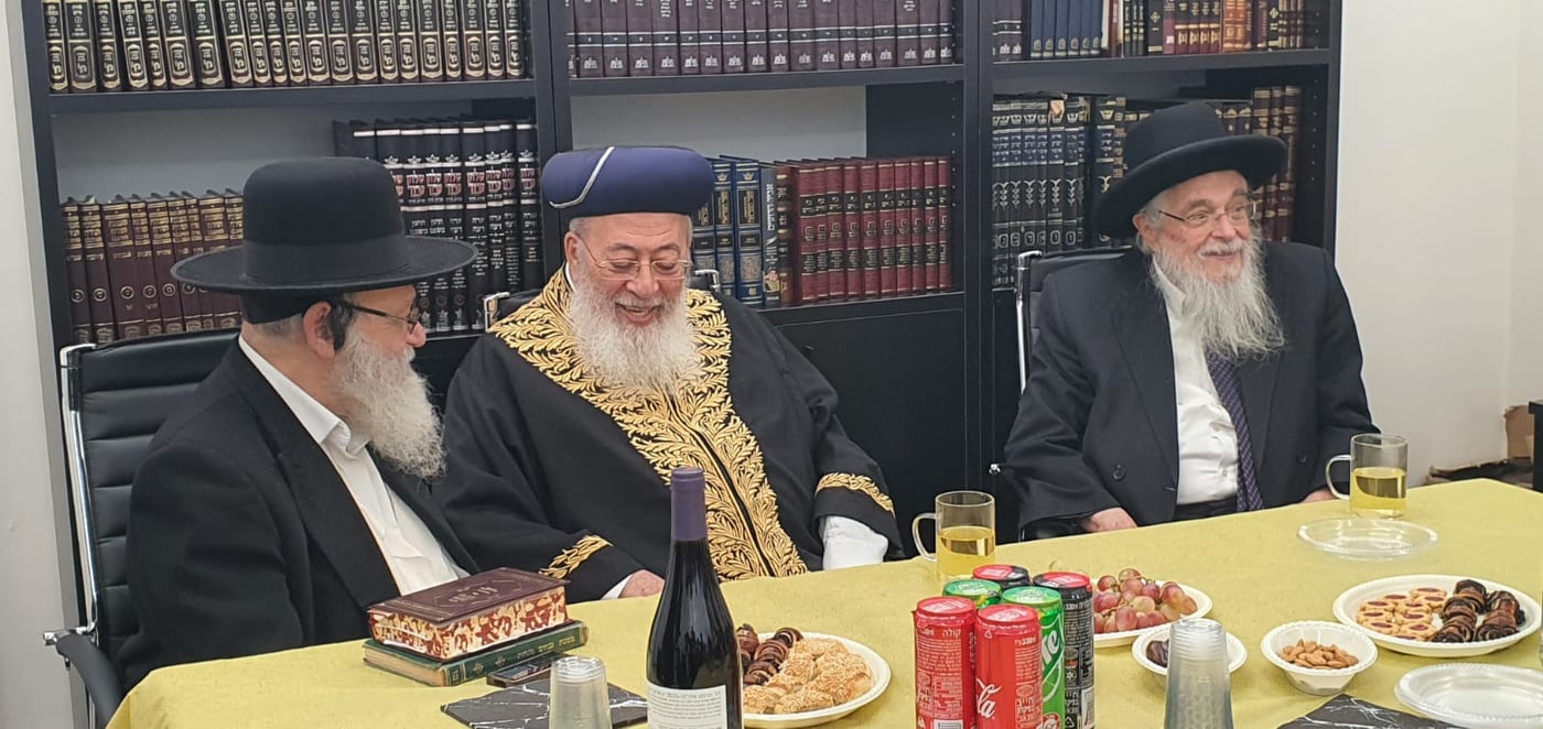 פתיחת בית הדין לממונות ע"י הראשל"צ הגרש"מ עמאר