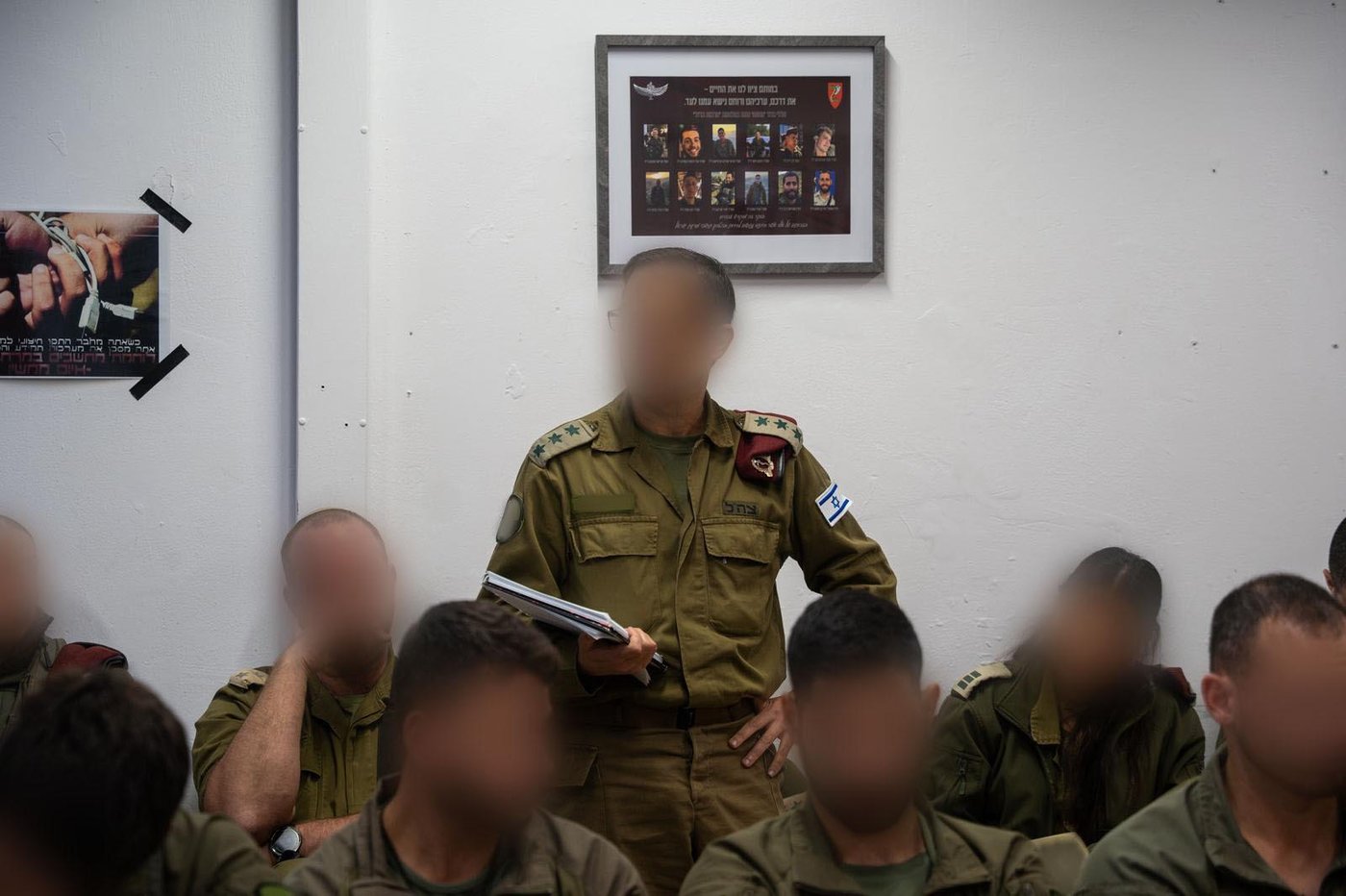 אלוף אבי בלוט בביקורת פתע בפיקוד המרכז