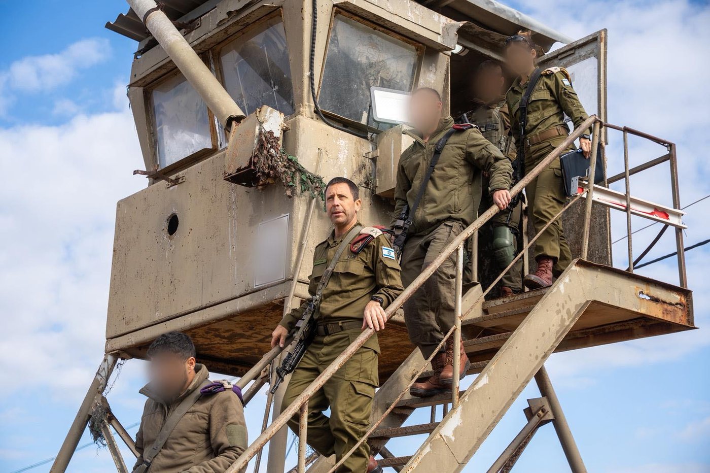 אלוף אבי בלוט בביקורת פתע בפיקוד המרכז