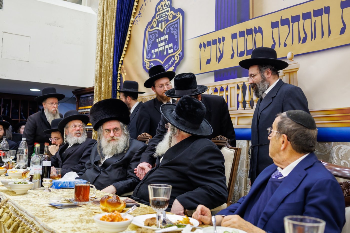 סיום מסכת בכורות בקהילת הגר"ש אלתר