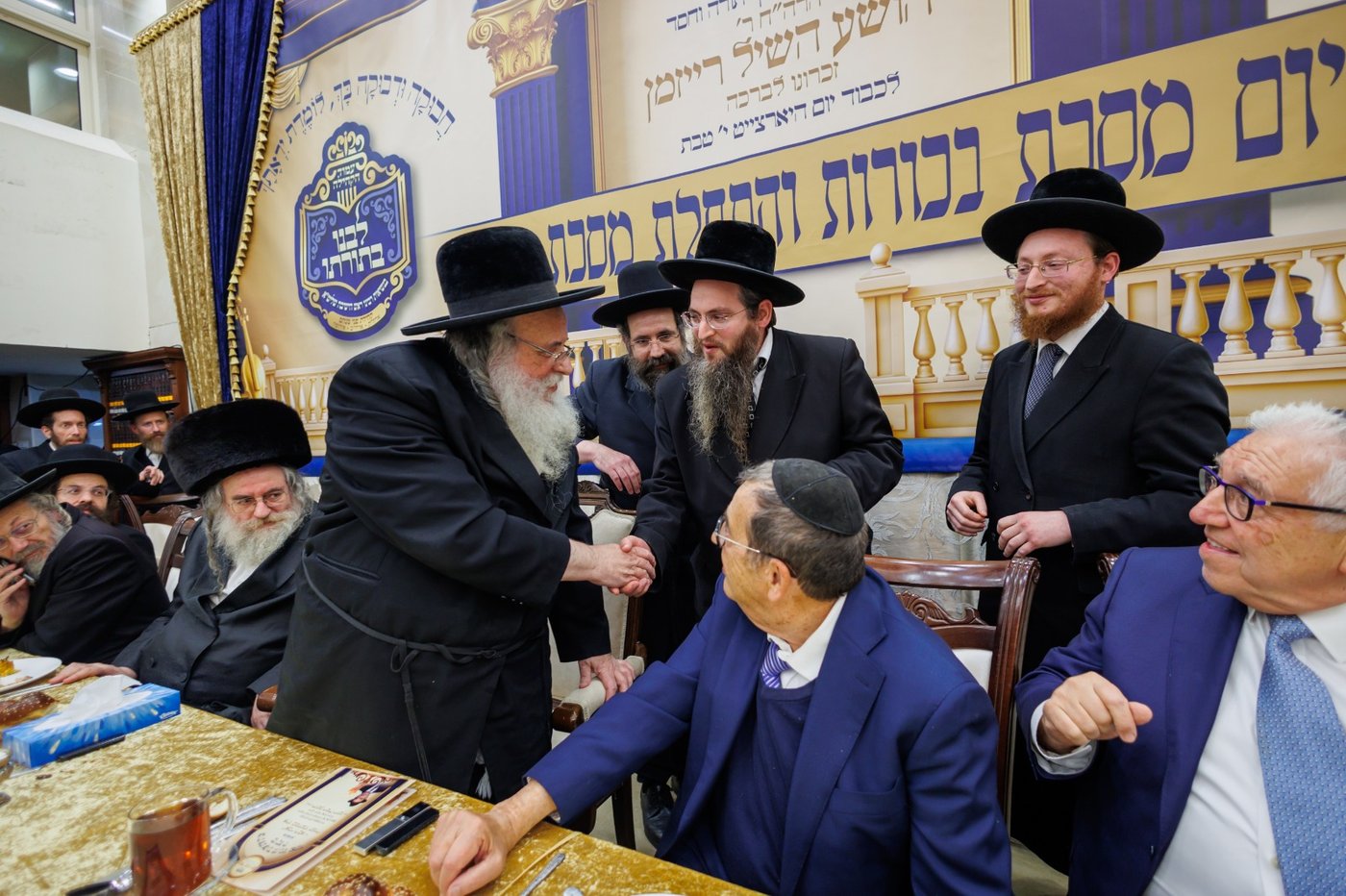 סיום מסכת בכורות בקהילת הגר"ש אלתר