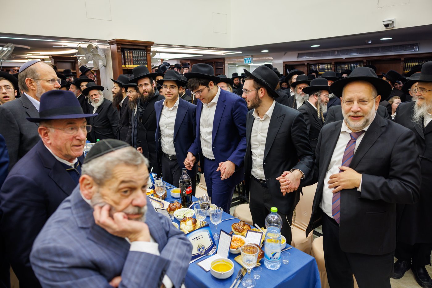 סיום מסכת בכורות בקהילת הגר"ש אלתר