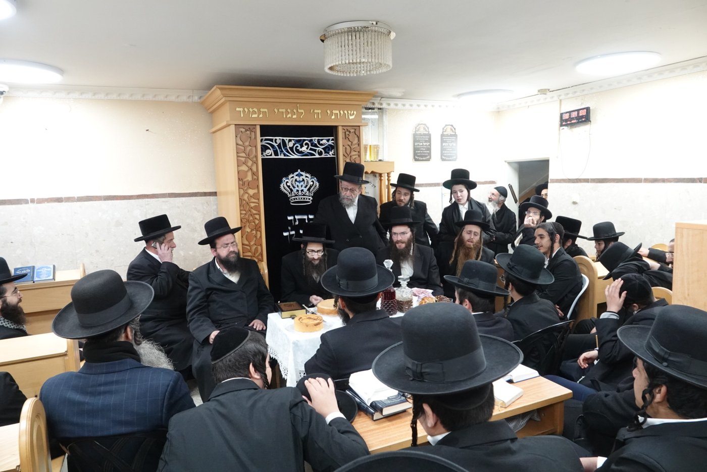 האדמו"ר מישועות יעקב סקולען בלחיים במירון