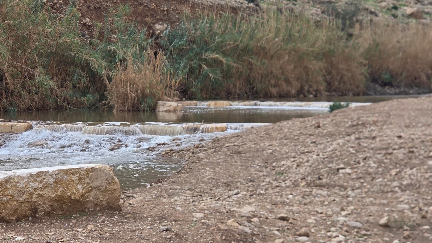 נחל ייטב מלא בחזרה בשבוע שעבר