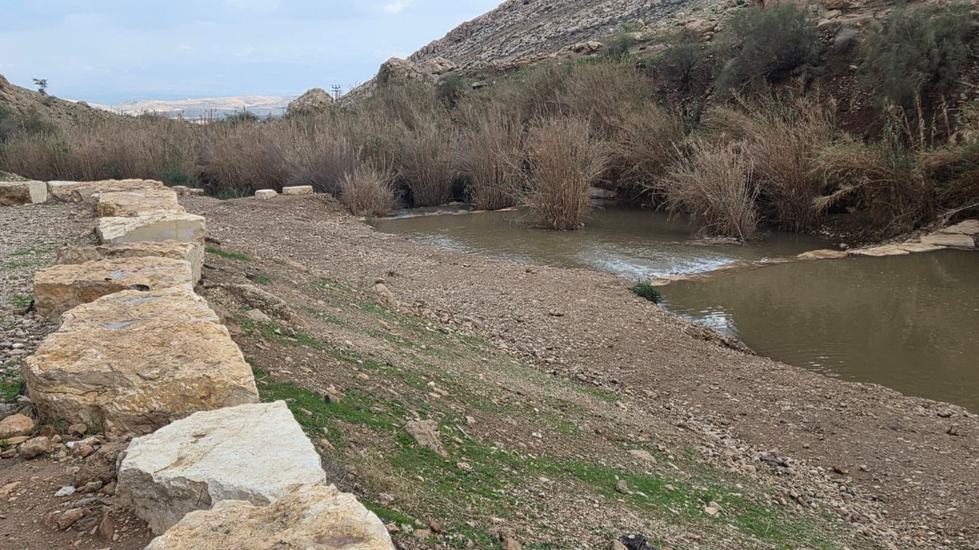נחל ייטב מלא בחזרה בשבוע שעבר