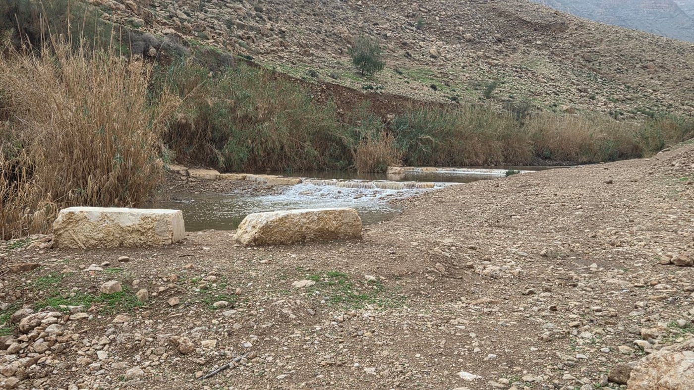 נחל ייטב מלא בחזרה בשבוע שעבר