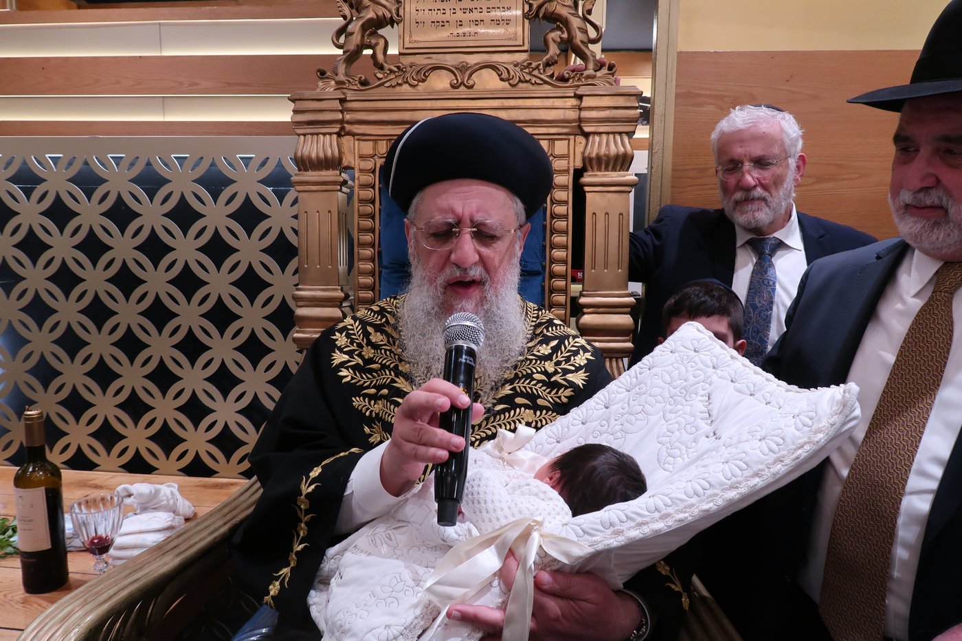 שמחת הברית לנכד הראשל"צ הגר"ד יוסף