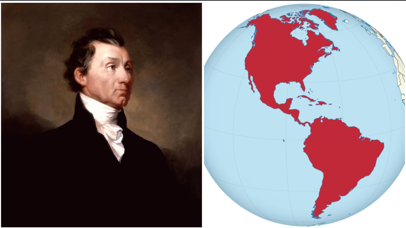 חצי הכדור המערבי - הנשיא החמישי ג'יימס מונרו