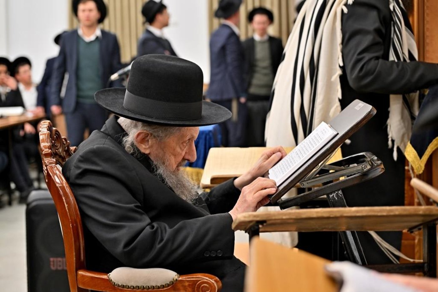 הגר"ד לנדו בחנוכת הבית לישיבת הר"ן