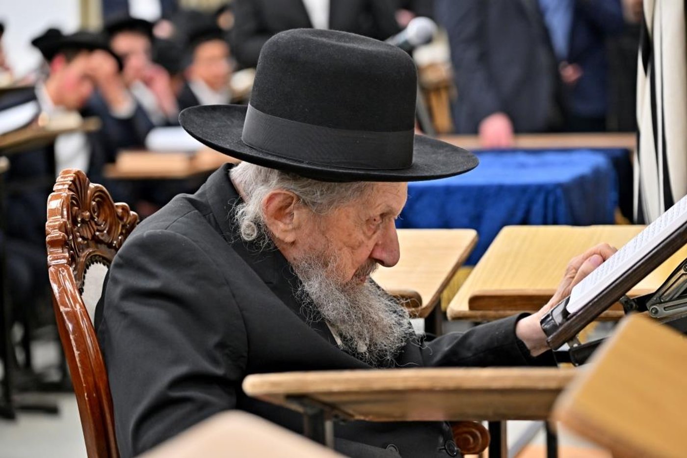 הגר"ד לנדו בחנוכת הבית לישיבת הר"ן