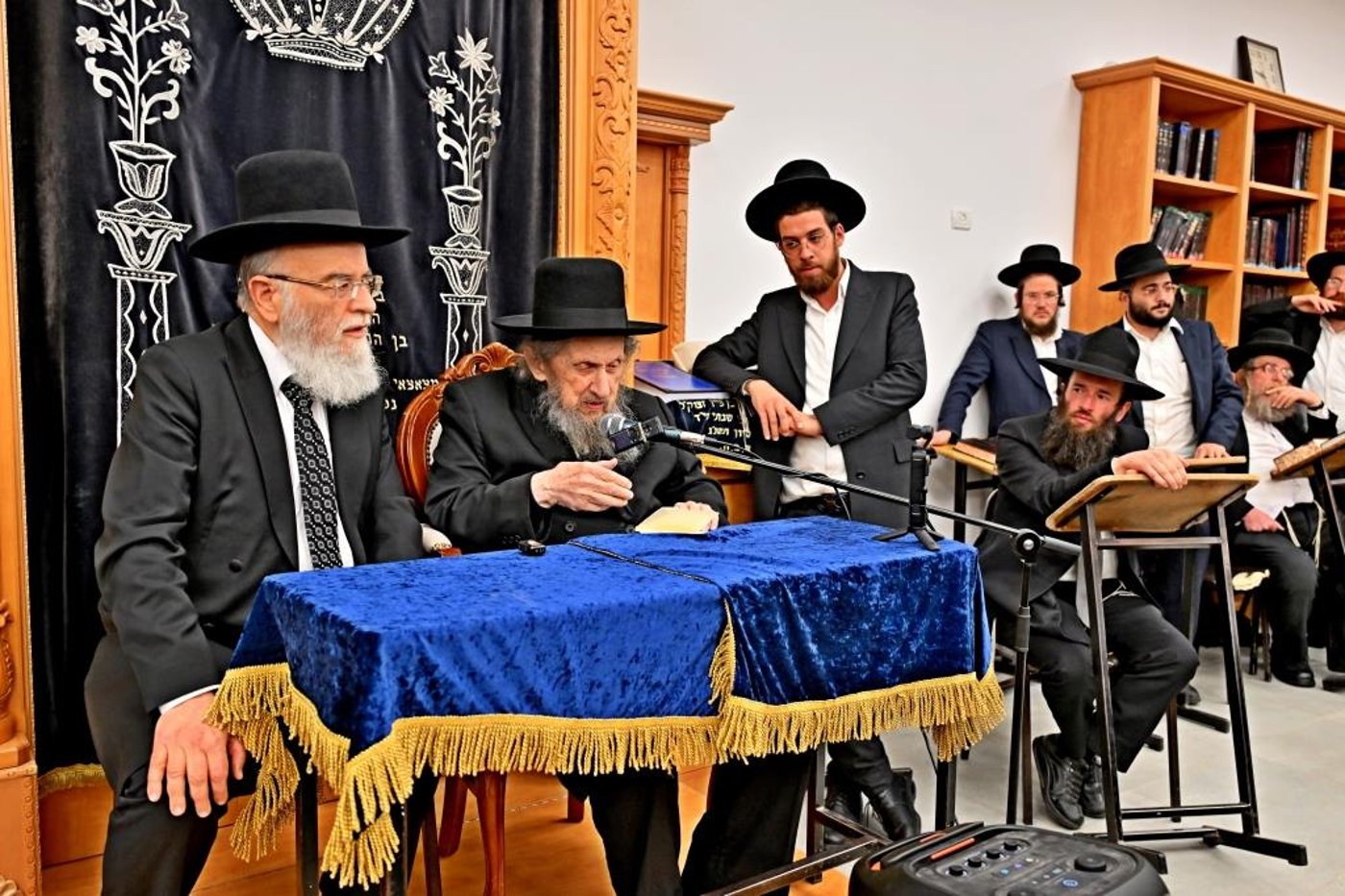 הגר"ד לנדו בחנוכת הבית לישיבת הר"ן