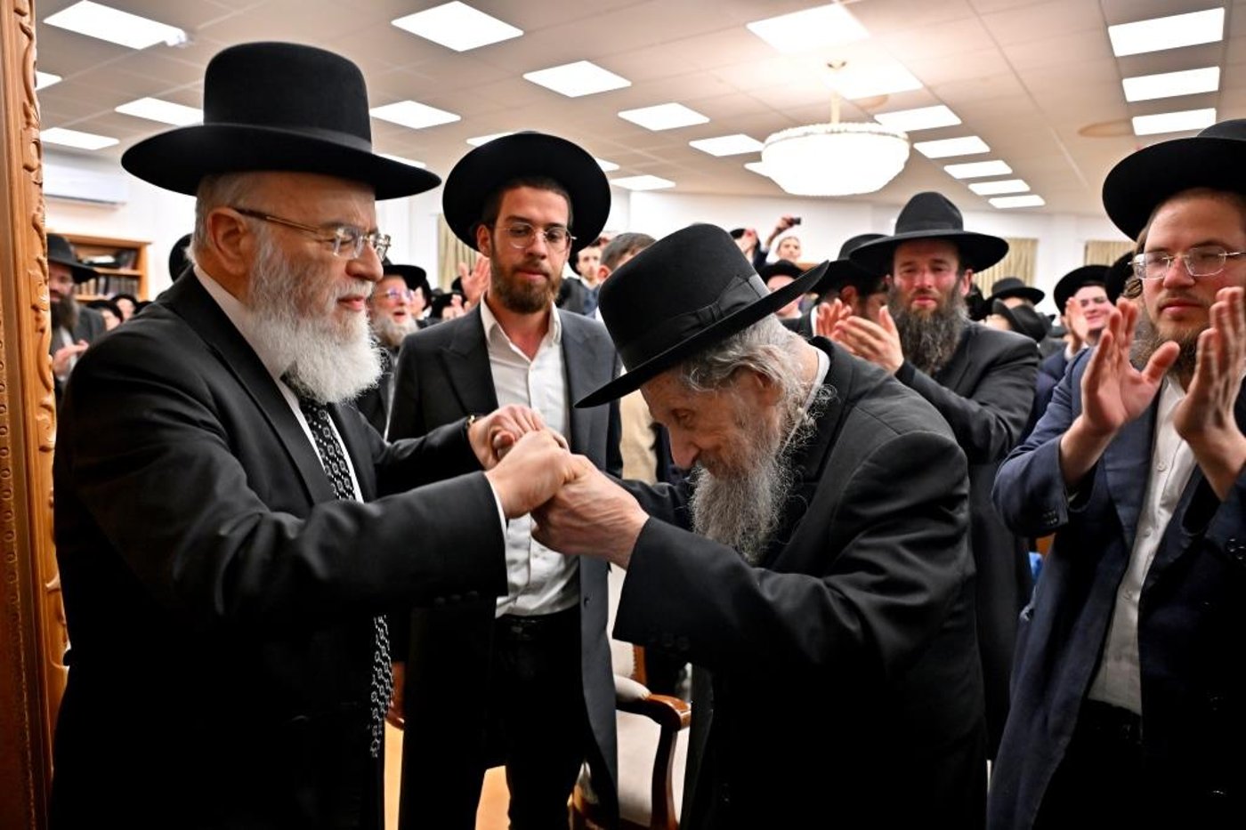 הגר"ד לנדו בחנוכת הבית לישיבת הר"ן