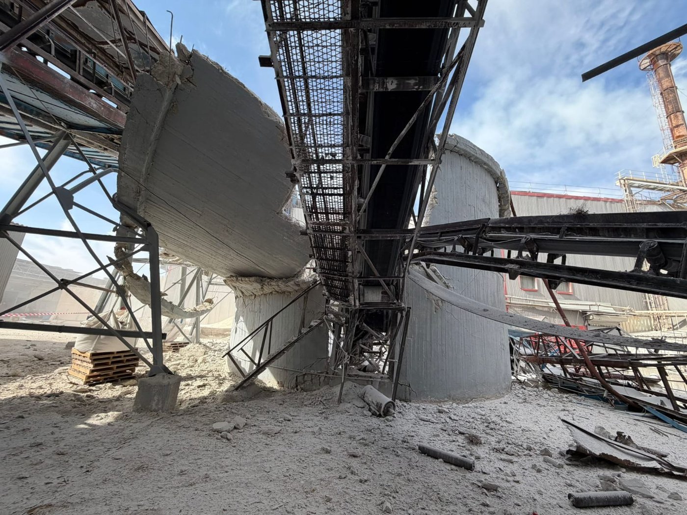 קריסת המבנה במפעל בירוחם