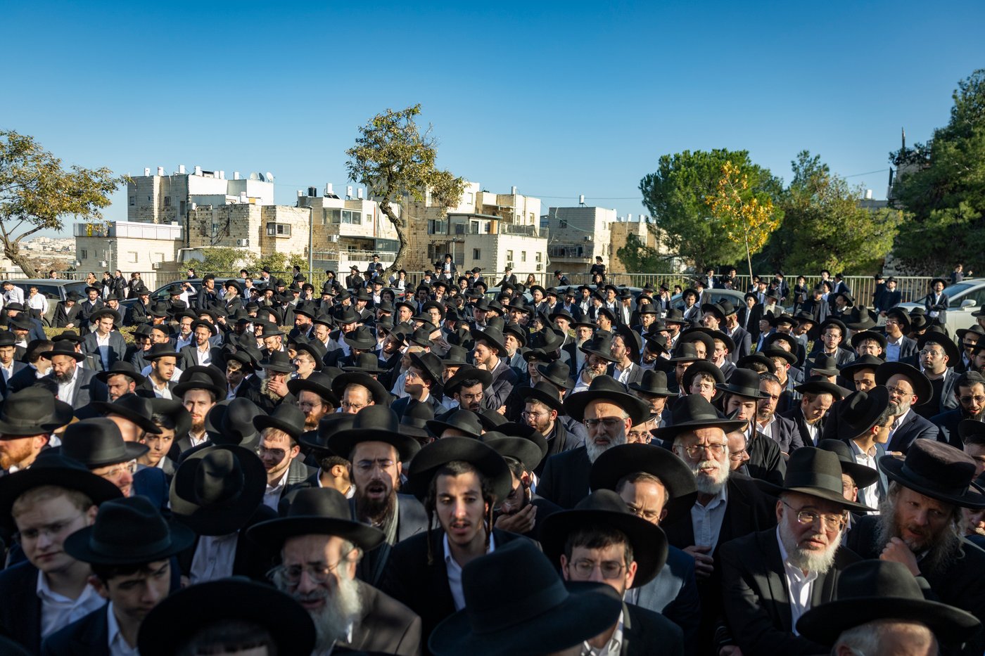 הלווית הנער החרדי יוסף אייזנטל ז"ל