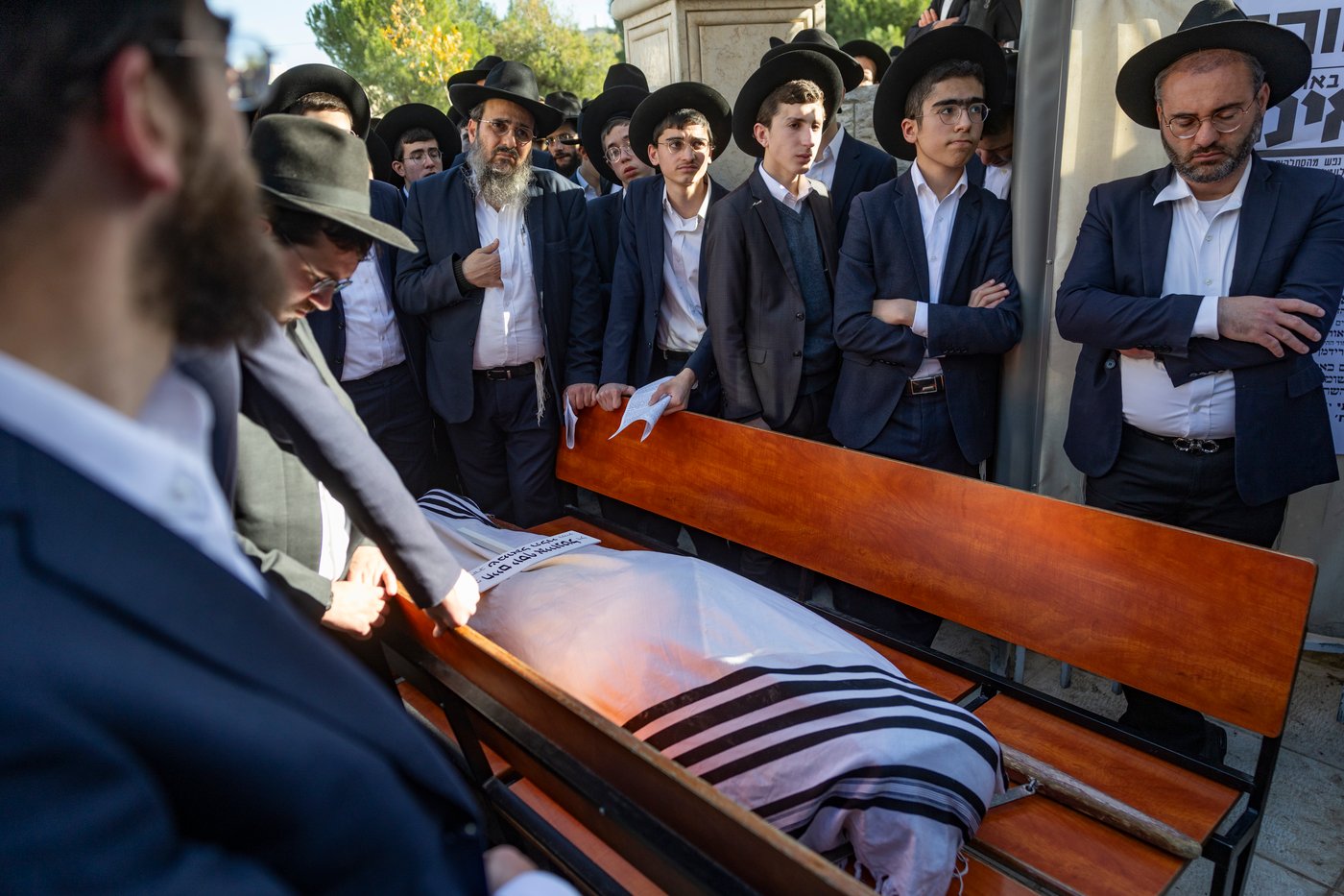 הלווית הנער החרדי יוסף אייזנטל ז"ל