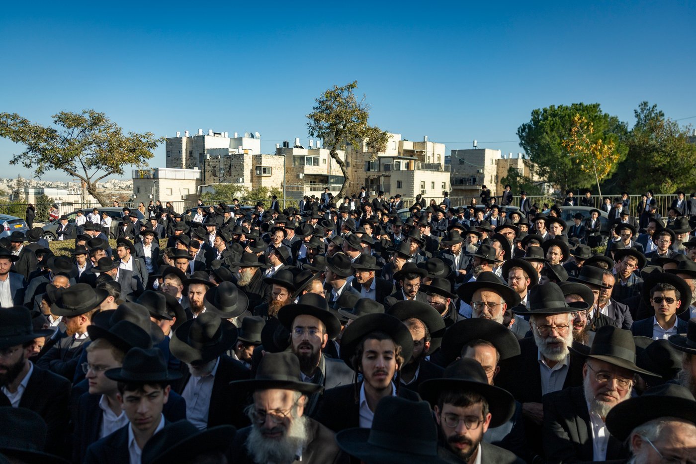 הלווית הנער החרדי יוסף אייזנטל ז"ל