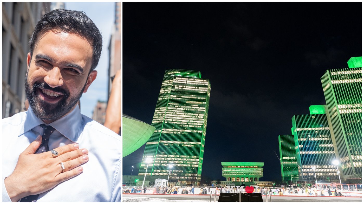 מתחם האמפייר סטייט פלאזה בירוק - ראש עיירת ניו יורק זוהראן ממדני