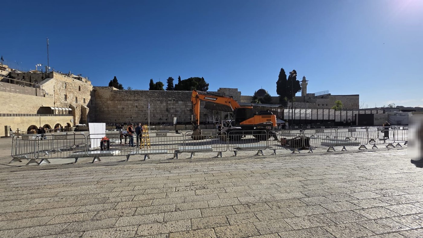 עבודות התחזוקה בכותל