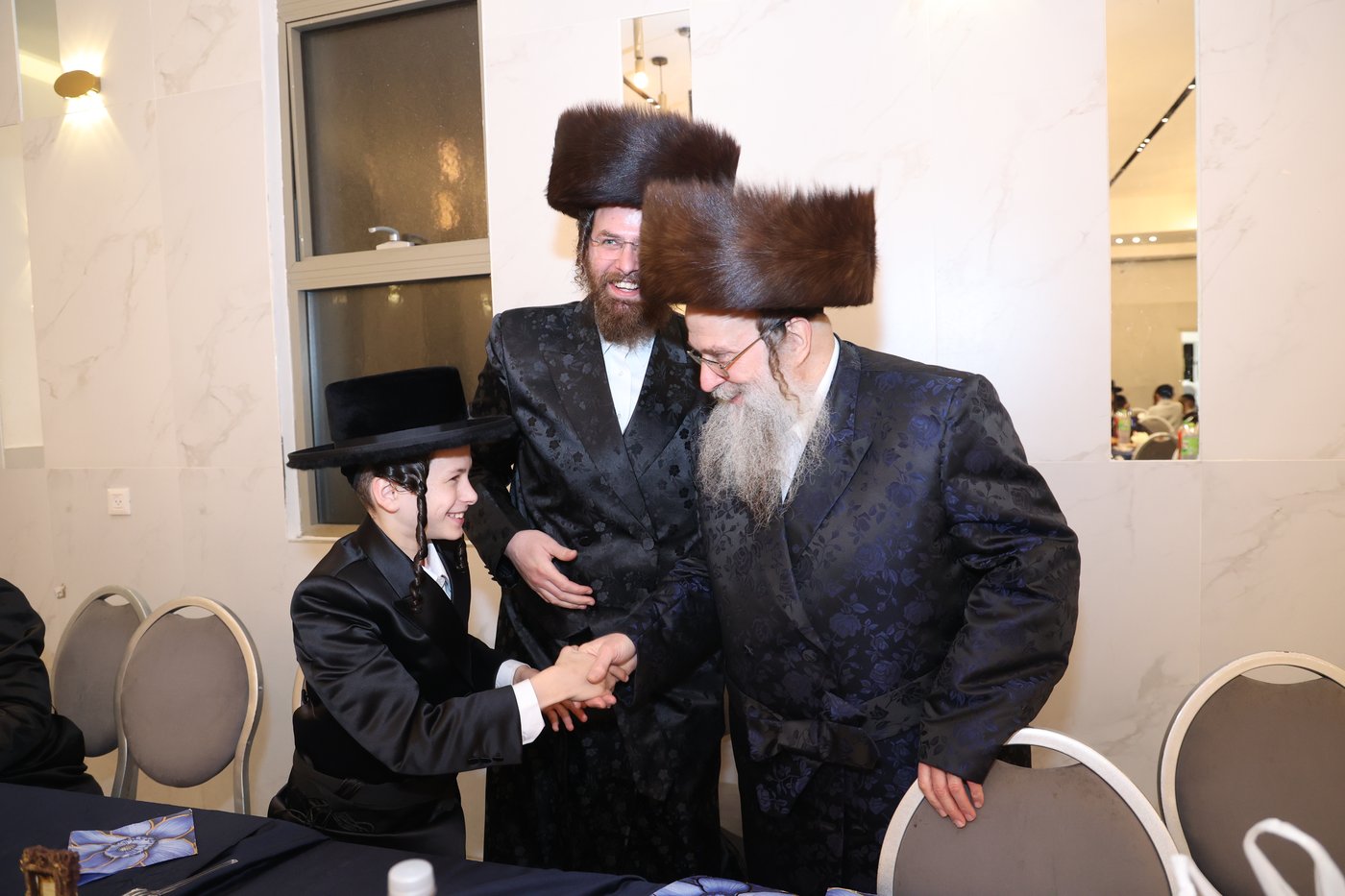 שמחת בר המצווה לנין האדמו"ר ממשכנות הרועים