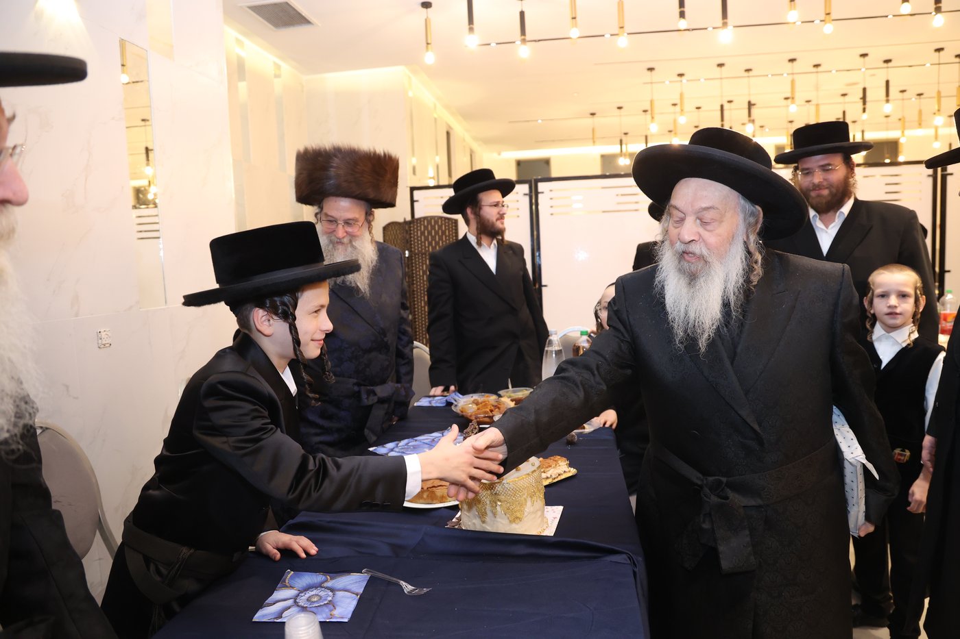 שמחת בר המצווה לנין האדמו"ר ממשכנות הרועים