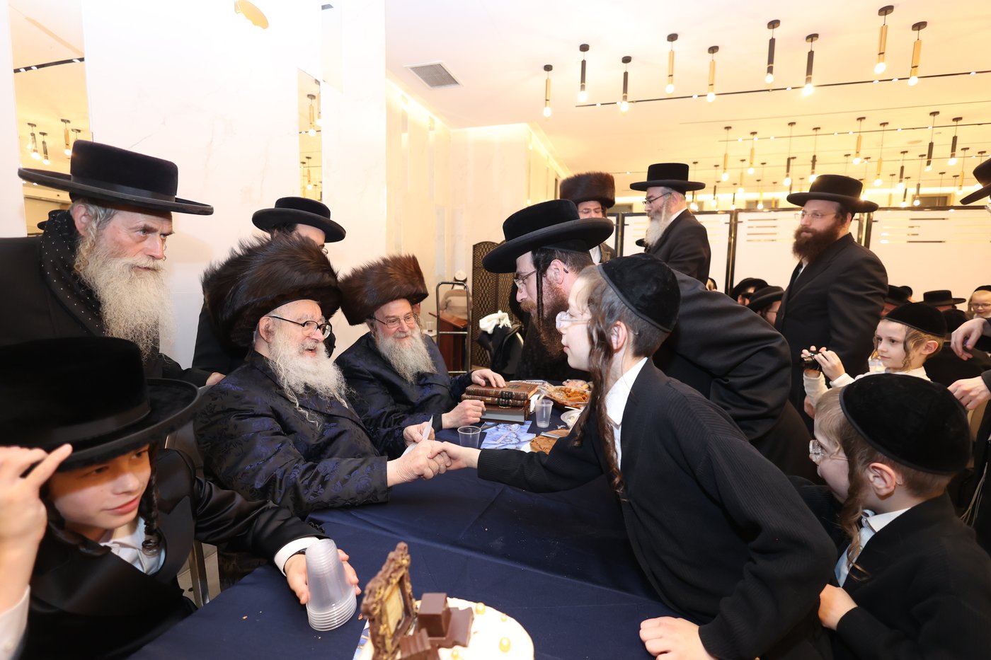 שמחת בר המצווה לנין האדמו"ר ממשכנות הרועים