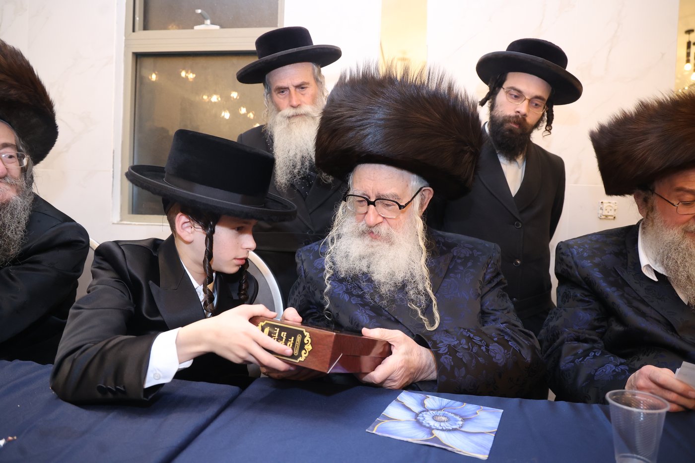 שמחת בר המצווה לנין האדמו"ר ממשכנות הרועים