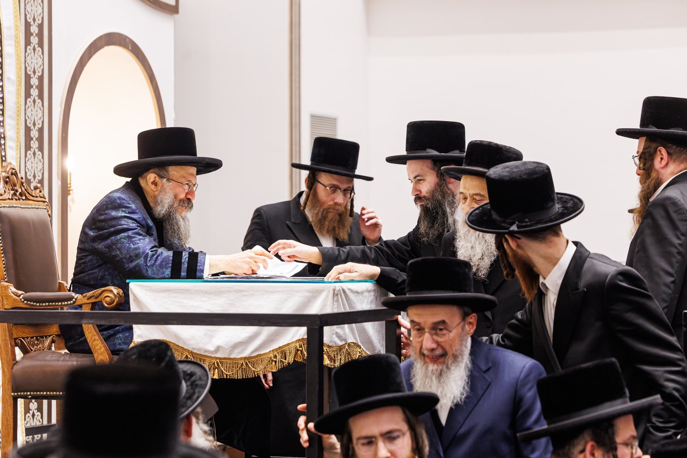 אסיפת התעוררות לרגל ימי השובבי"ם בחצה"ק באבוב 45