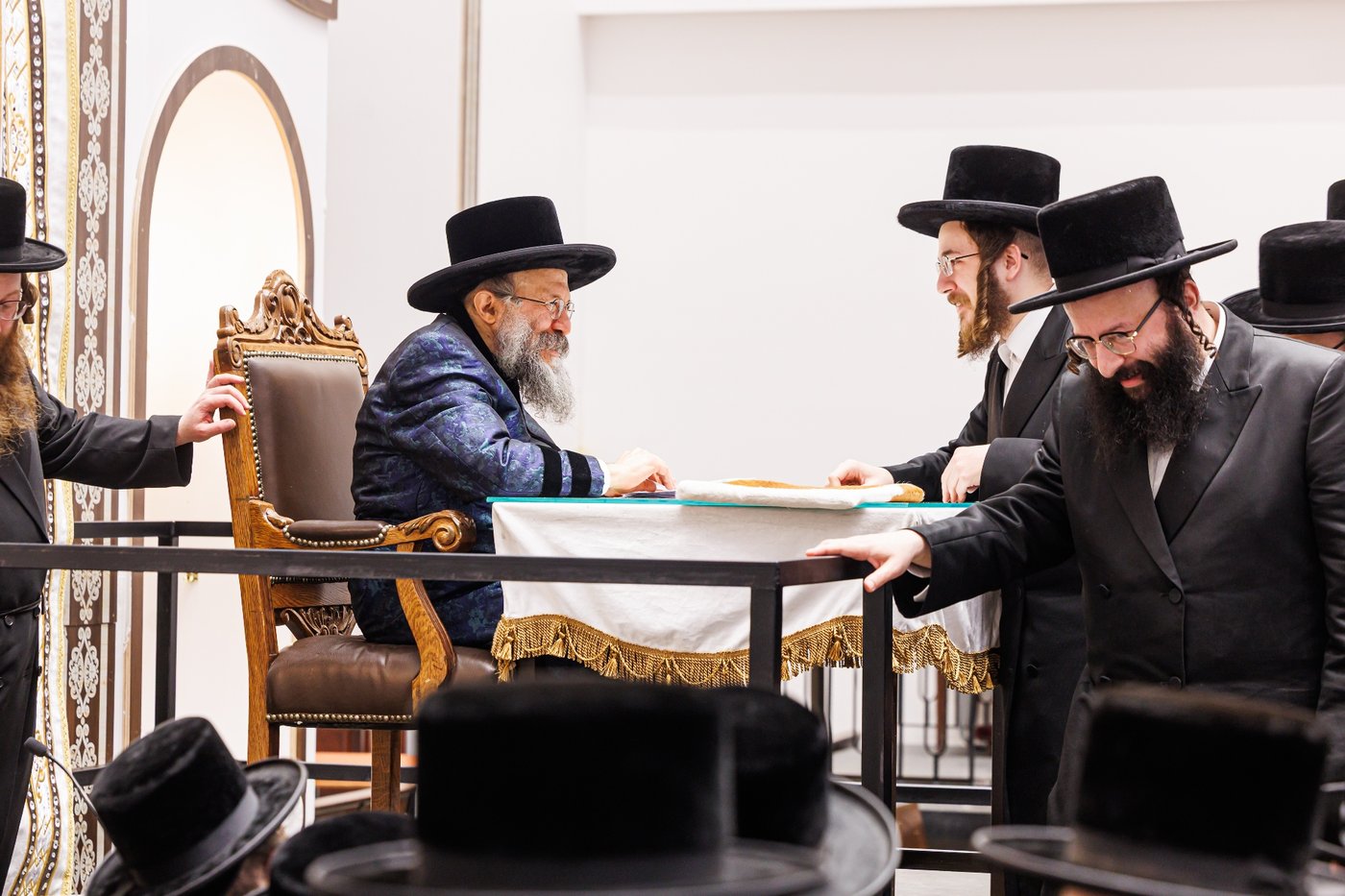 אסיפת התעוררות לרגל ימי השובבי"ם בחצה"ק באבוב 45