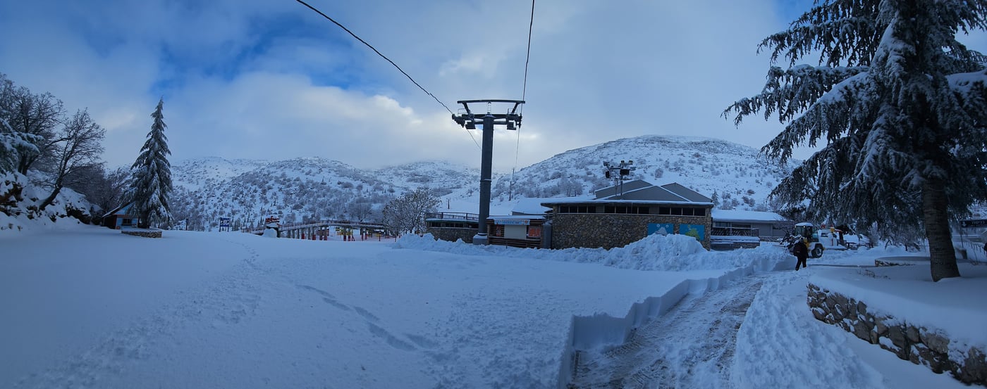 החרמון, הבוקר