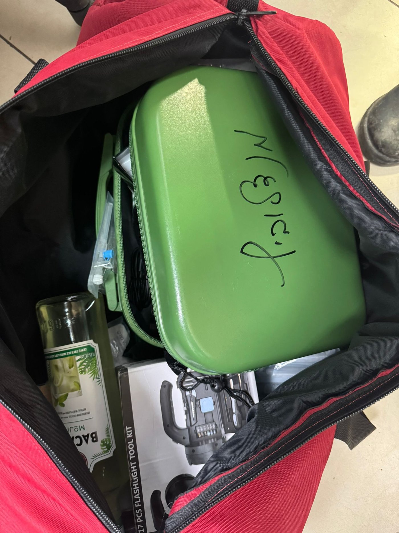 הרכוש שנתפס ברשותו