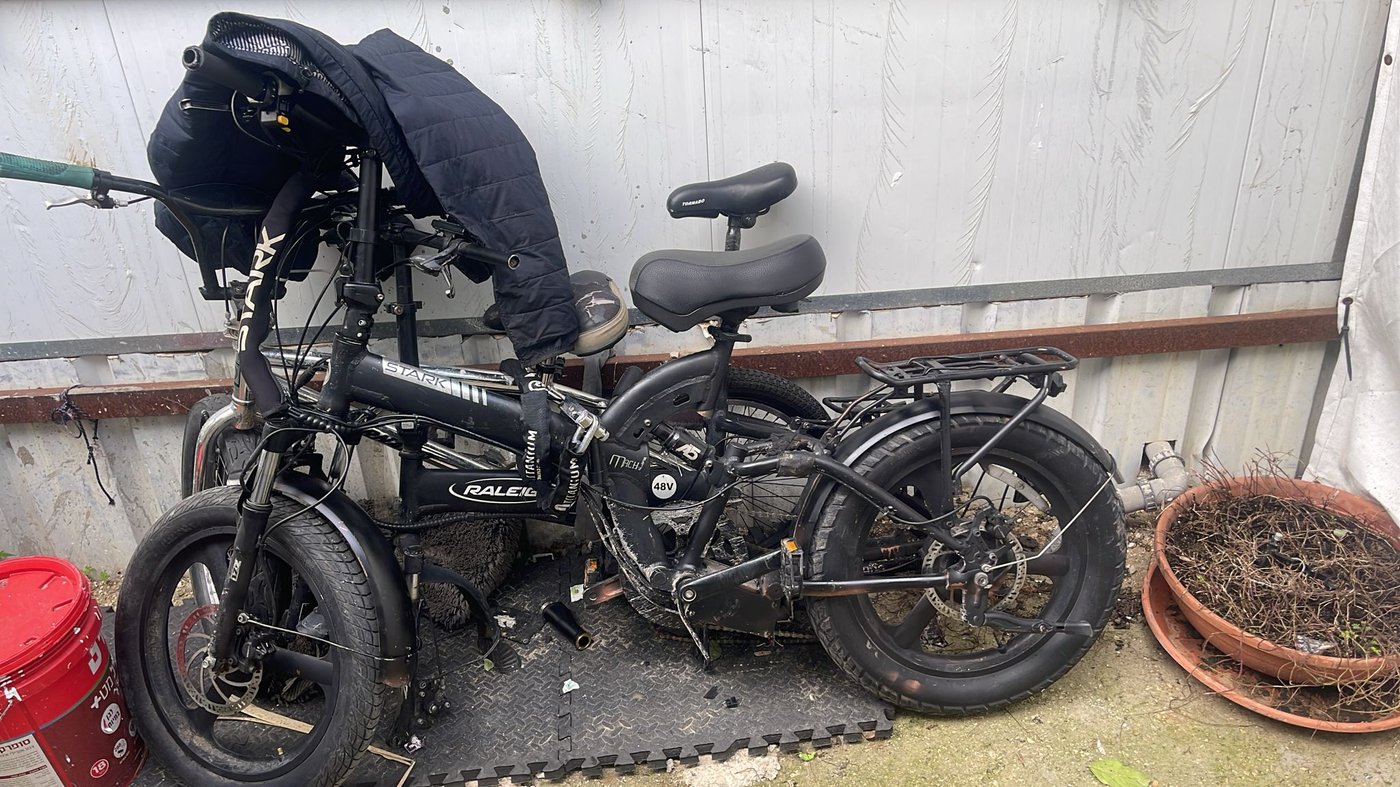 האופניים החשמליות שנתפסו