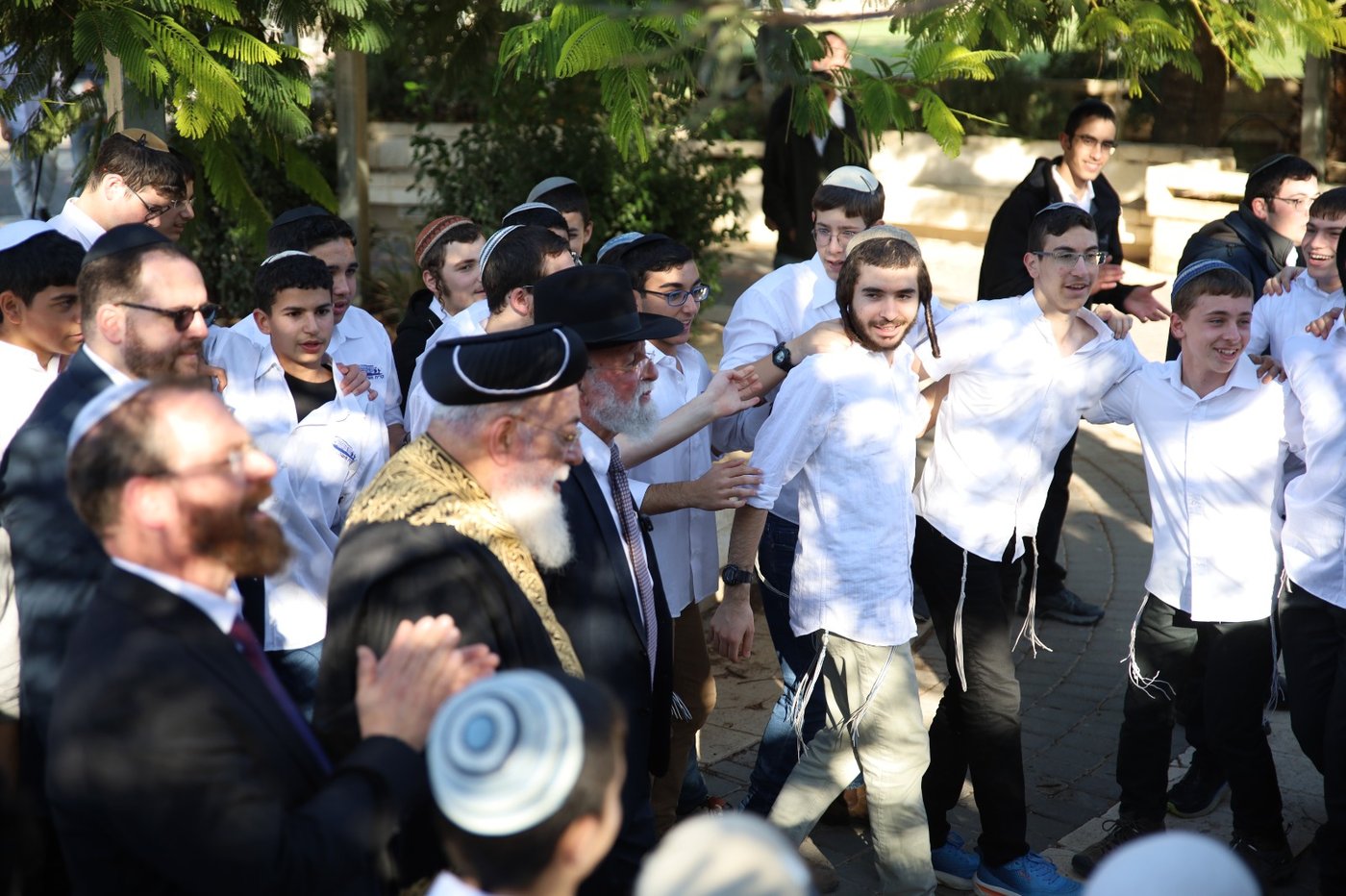 מעמד סיום הש"ס בישיבת מצפה יריחו