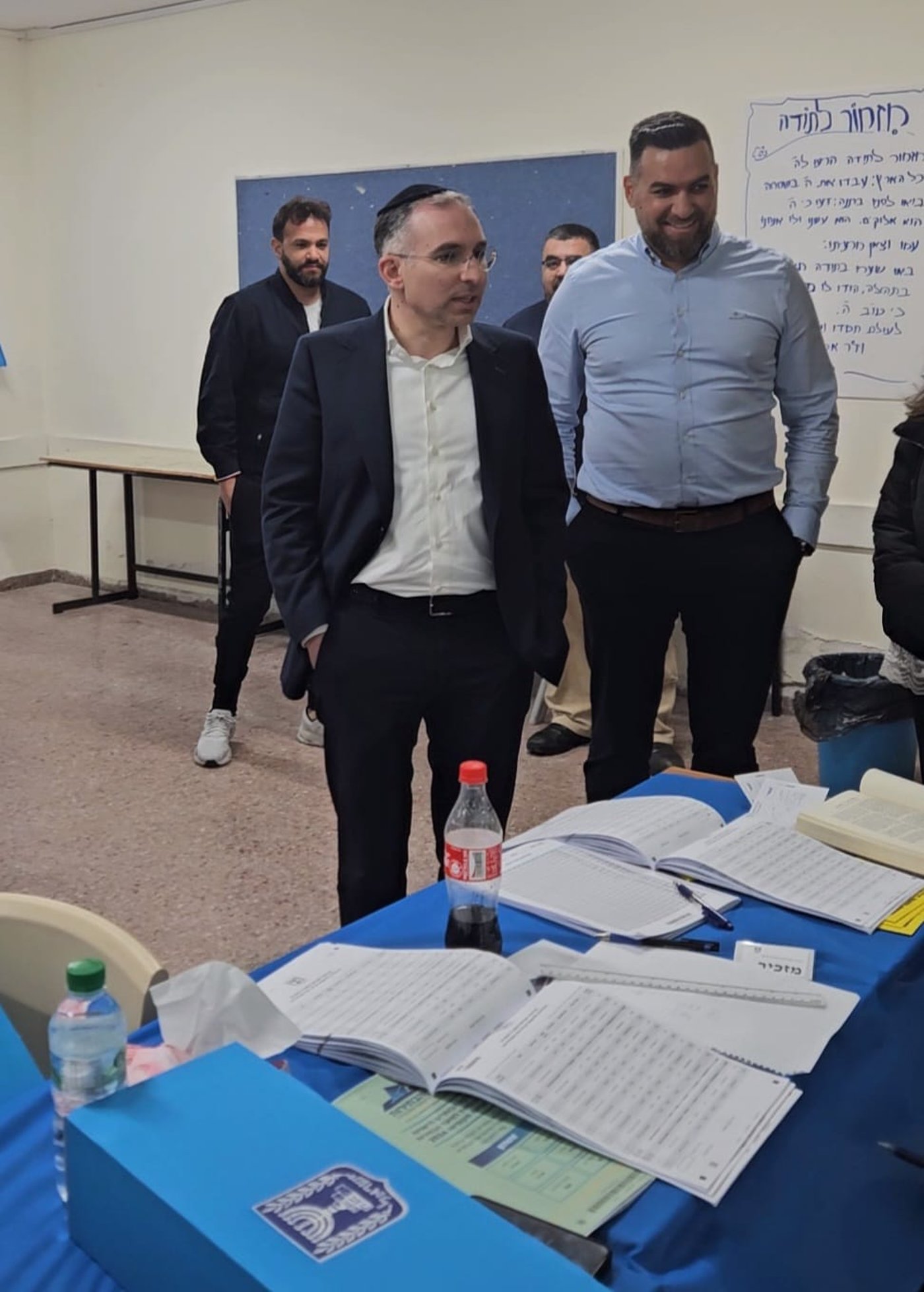 מנכ"ל משרד הפנים בביקורו בקלפיות היום