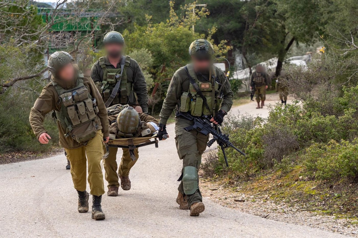 חטיבה 401 בתרגיל בגבול לבנון