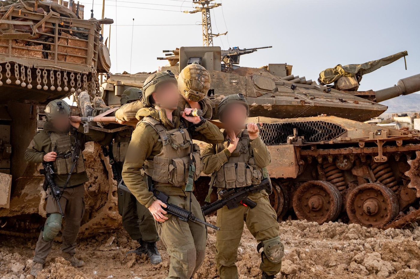 חטיבה 401 בתרגיל בגבול לבנון