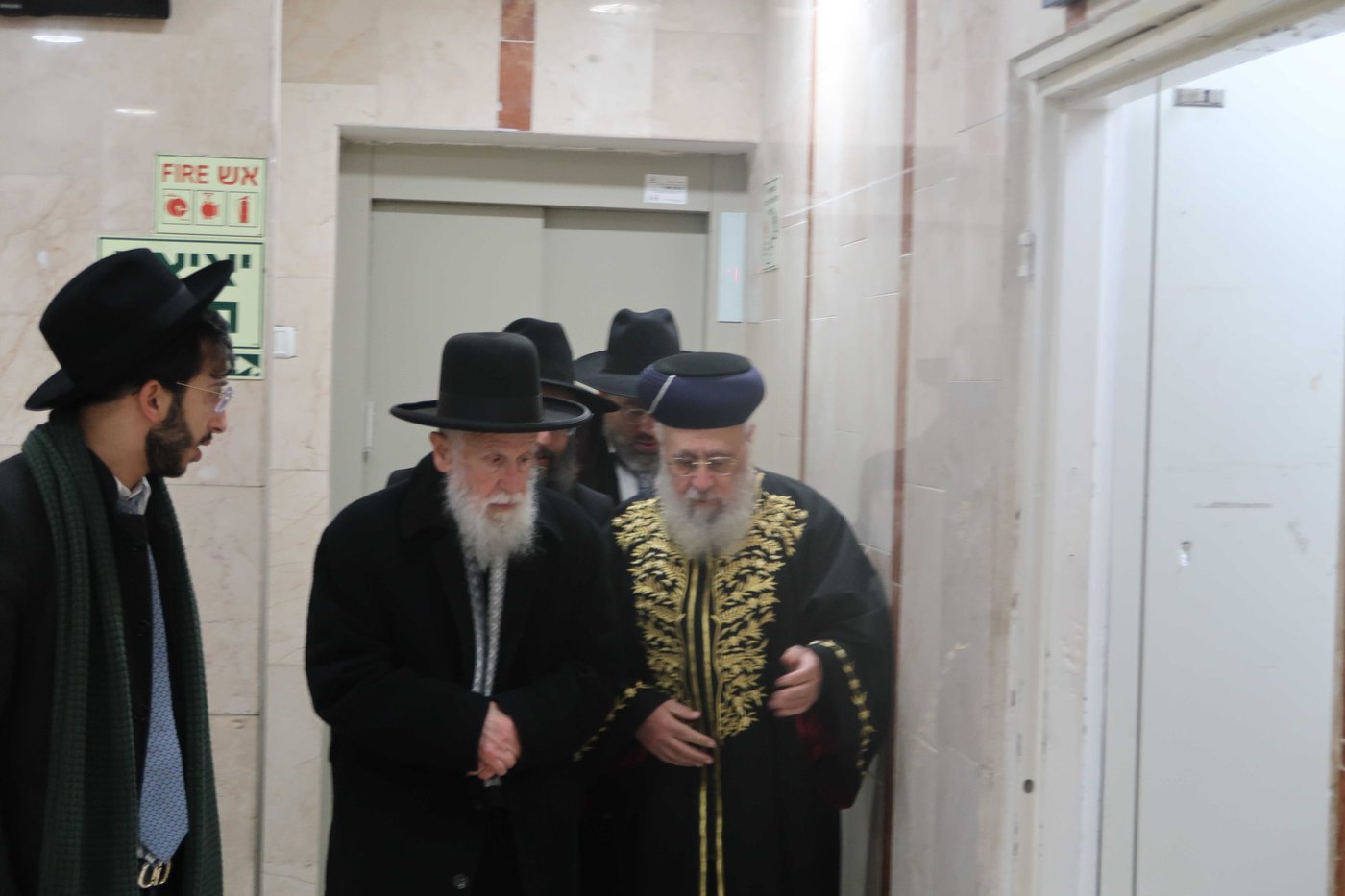 הראשל"צ הגר"י יוסף בביקור בישיבת 'באר יהודה' 