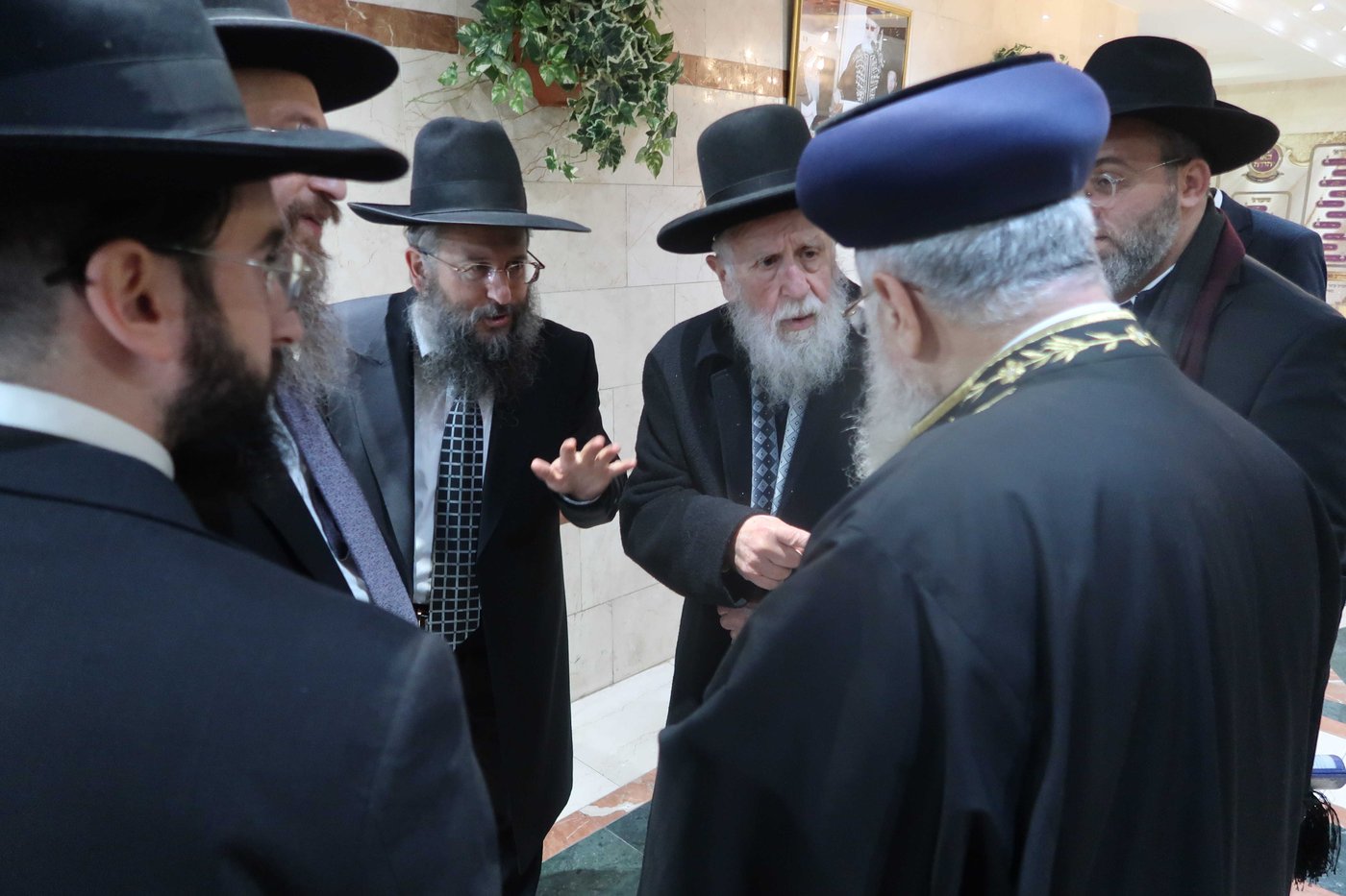 הראשל"צ הגר"י יוסף בביקור בישיבת 'באר יהודה' 