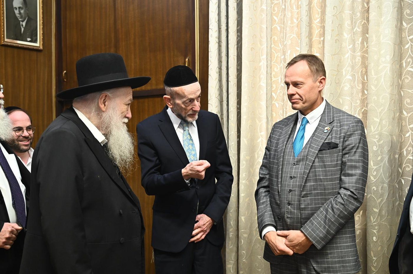 הביקור של שגריר ליטא בפוניבז'