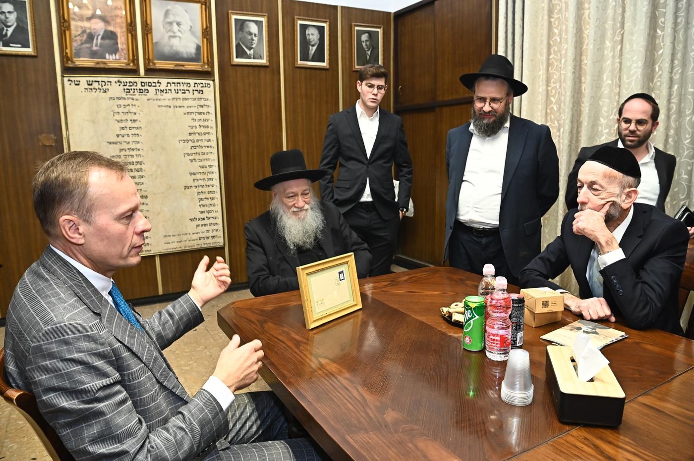 הביקור של שגריר ליטא בפוניבז'