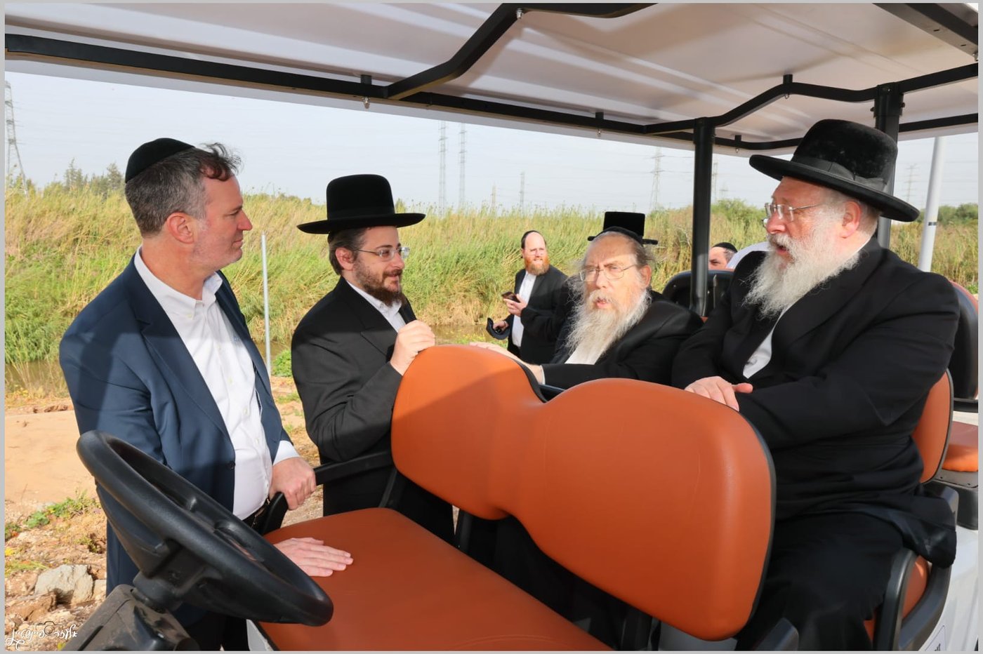 רבני בני ברק בסיור בפארק הענק בצפון העיר להקמת קו עירוב שבת