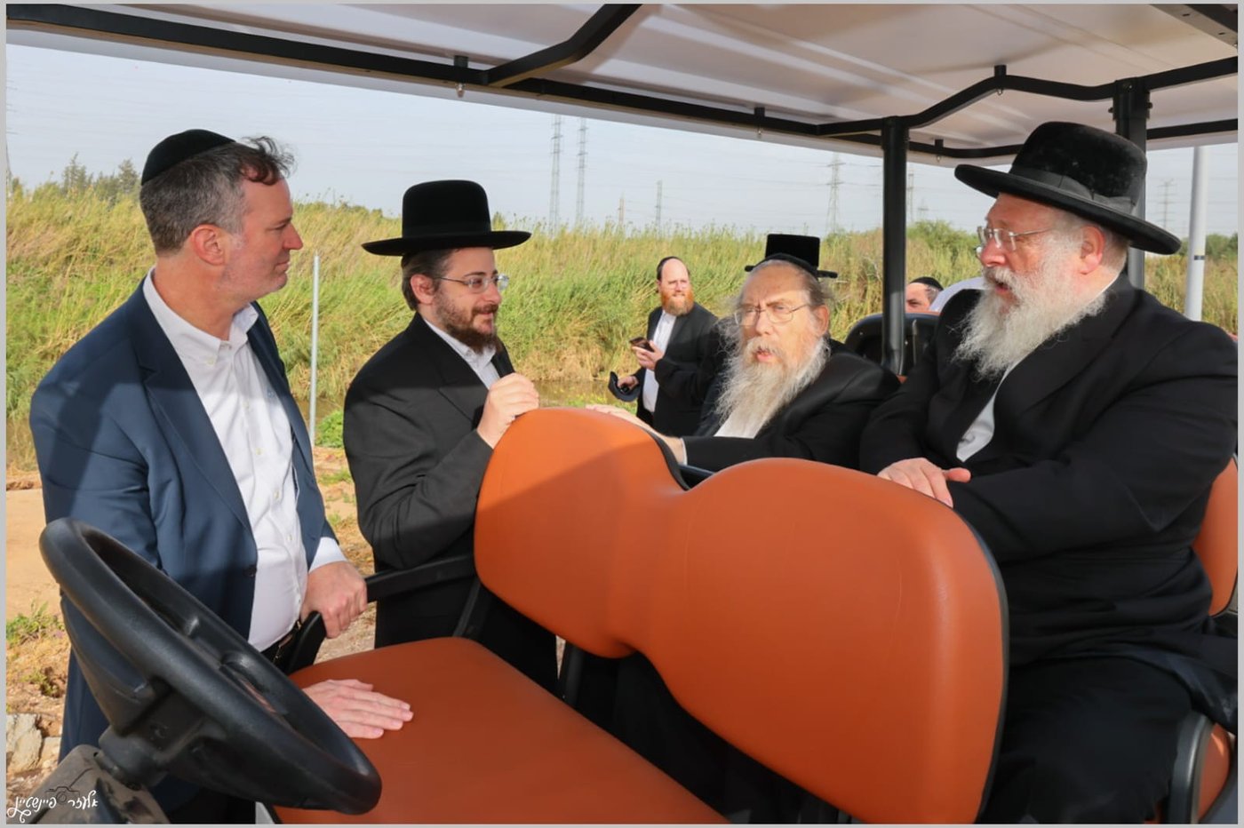 רבני בני ברק בסיור בפארק הענק בצפון העיר להקמת קו עירוב שבת