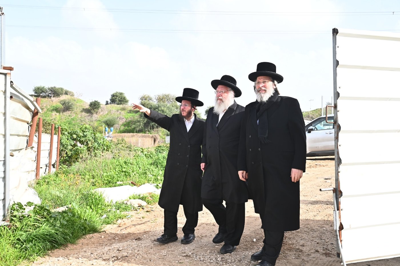 רבני בני ברק בסיור בפארק הענק בצפון העיר להקמת קו עירוב שבת