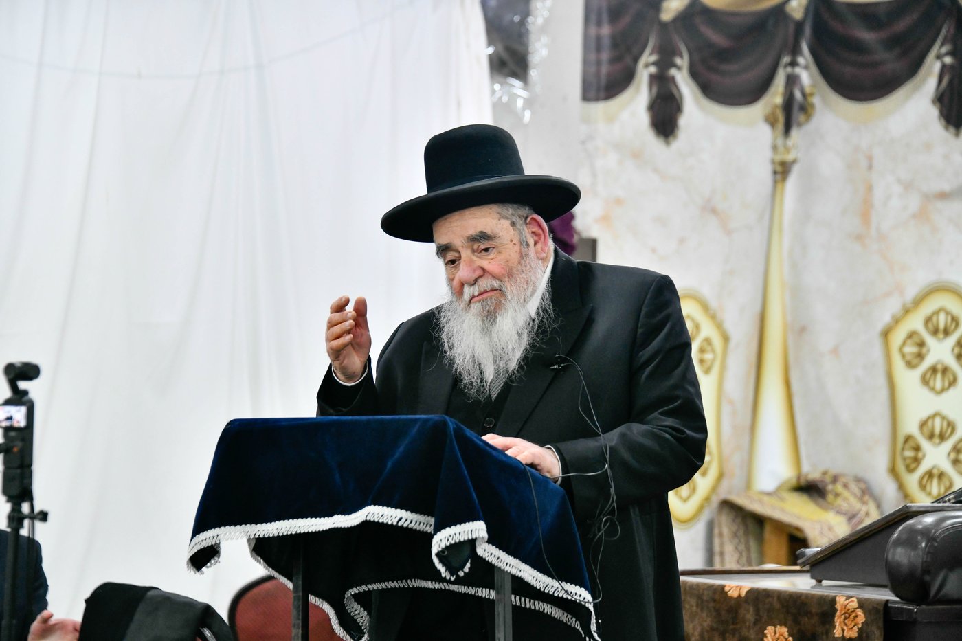 הגאון רבי אברהם סאלים נואם