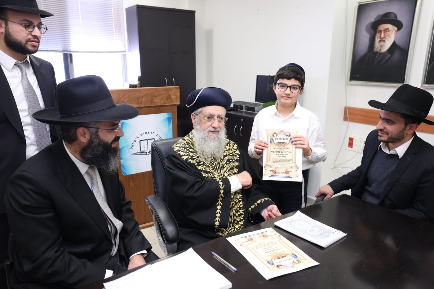 תלמידי חזון מאיר ובית ישראל במעונם של גדולי ישראל