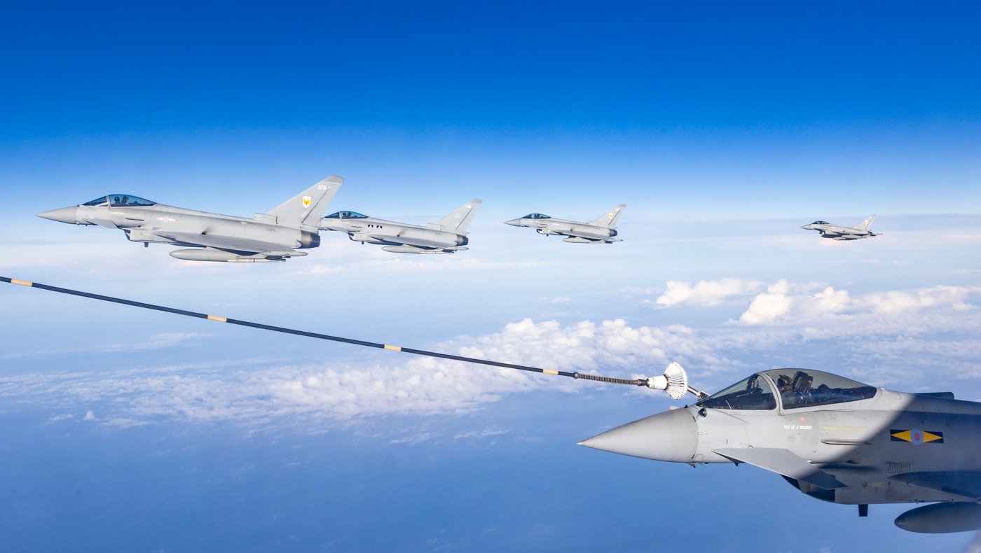 מטוסי טייפון בתרגיל "דגל אדום 2026"