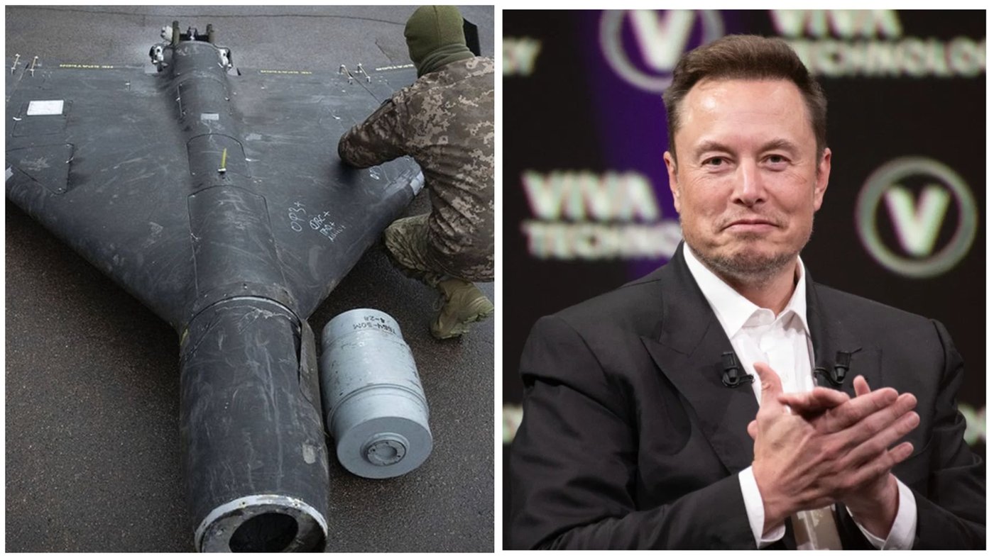 מאסק | כטב"ם תקיפה רוסי מסוג "שאהד-136" המכונה ברוסיה "גראן-2"