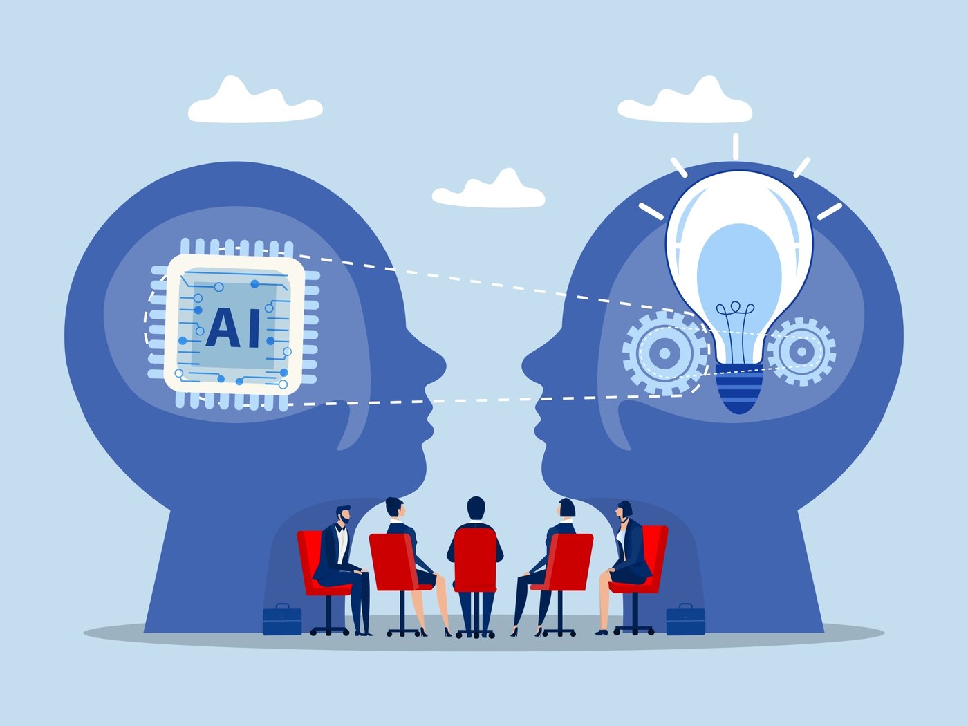 בינה מלאכותית וחשיבה אנושית