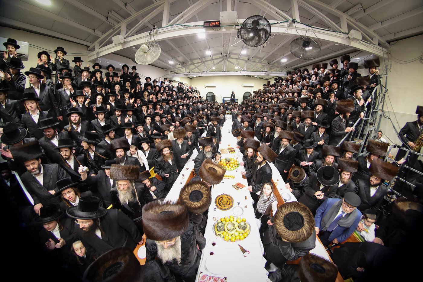 שבע ברכות בשילוב טיש ט"ו בשבט בזוועהיל