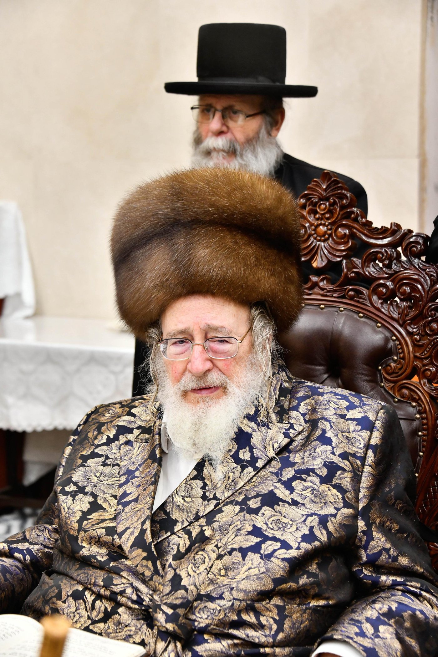 האדמו"ר מספינקא בטיש ט"ו בשבט