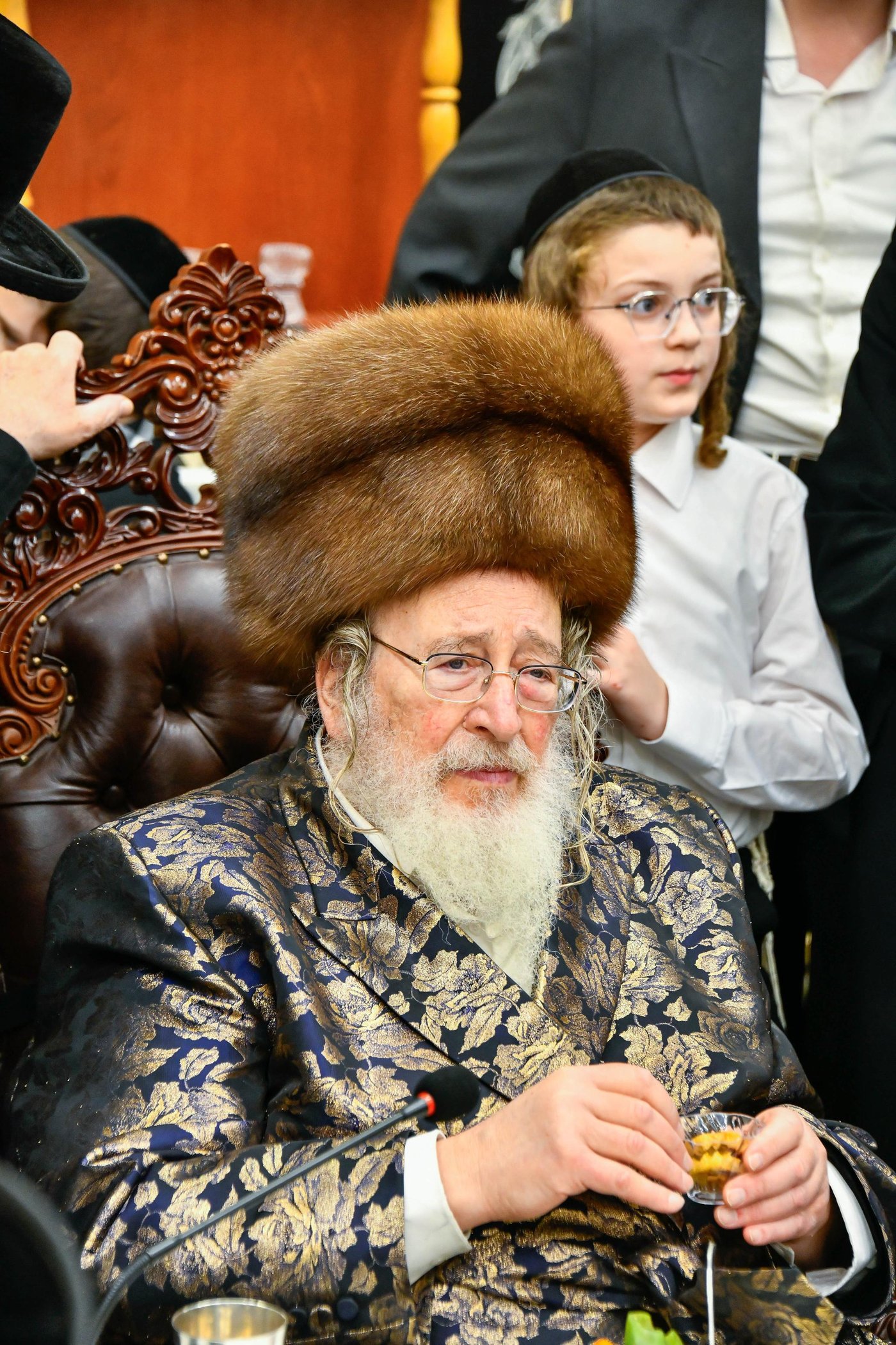 האדמו"ר מספינקא בטיש ט"ו בשבט